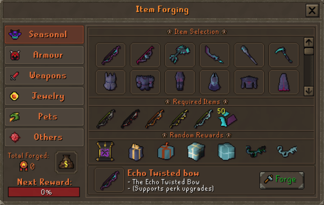 ⚡🌌👾 [15.08.2025] Raging Echoes Season, Perk System, Item Forging ...