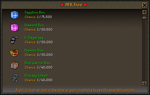 Summer AFK Droplist 3