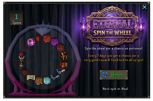 Eternal Spin the Wheel