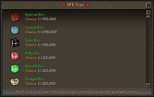 Summer AFK Droplist 1