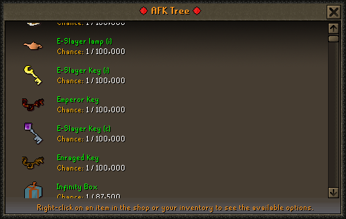 Summer AFK Droplist 2